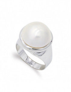 18K SORTIJA ORO BLANCO Y... 2