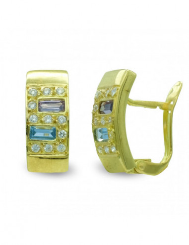 18K PENDIENTES ORO AMARILLO...