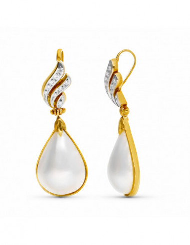 18K COLGANTE ORO AMARILLO PERLA...