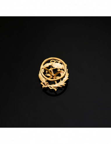 18K INSIGNIA ORO AMARILLO INGENIERO...