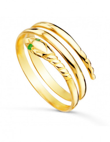 18K SORTIJA ORO AMARILLO SERPIENTE 2...