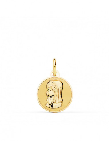 9K MEDALLA ORO AMARILLO VIRGEN NIÑA...