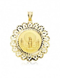 9K MEDALLA CERCO VIRGEN... 2