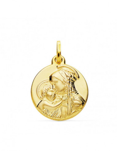 9K MEDALLA MADRE CON NIÑO 18 MM