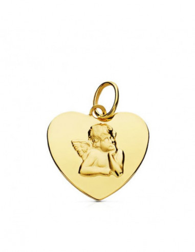 9K CORAZON ORO AMARILLO ANGEL 9K...