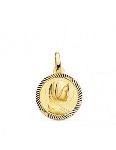 9K MEDALLA VIRGEN FRANCESA 16 MM HELICE