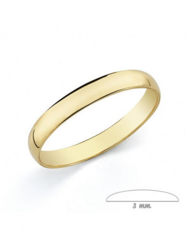 9K ALIANZA ORO AMARILLO LISA 3 MM...
