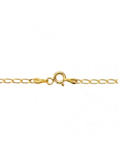 9K CADENA BILBAO 50CM 2 MM 3.10 GR