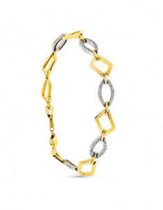 9K PULSERA ORO BICOLOR... 2