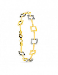 9K PULSERA ORO BICOLOR... 2