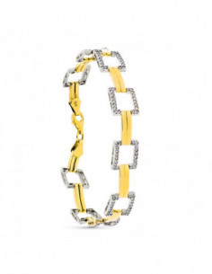 9K PULSERA ORO BICOLOR... 2