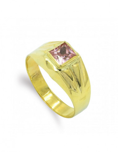 9K SORTIJA SELLO ORO AMARILLO BEBE...