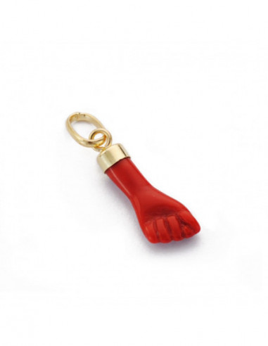 9K COLGANTE ORO AMARILLO MANO MINI...