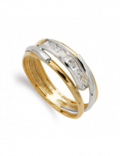 9K SORTIJA ORO BICOLOR... 2