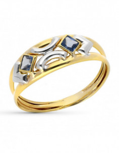 9K SORTIJA ORO BICOLOR... 2