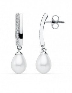 9K PENDIENTES ORO BLANCO... 2