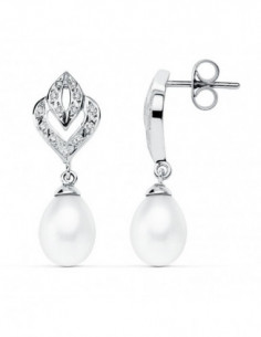 9K PENDIENTES ORO BLANCO... 2
