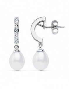 9K PENDIENTES ORO BLANCO... 2