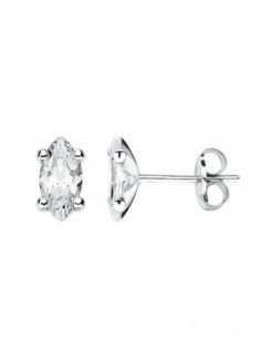 9K PENDIENTES ORO BLANCO... 2