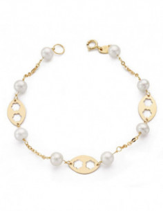 9K PULSERA PERLA Y MOTIVOS.... 2