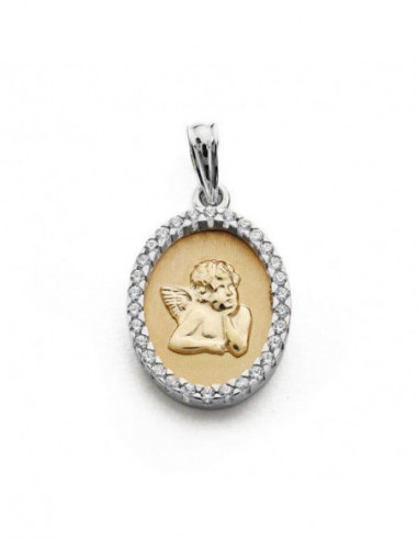 9K MEDALLA ORO AMARILLO ANGELITO....