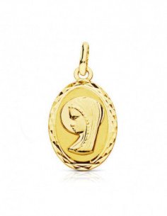 9K MEDALLA VIRGEN NIÑA OVAL... 2