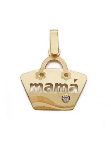 9K COLGANTE ORO AMARILLO MADRE. 19X19 MM