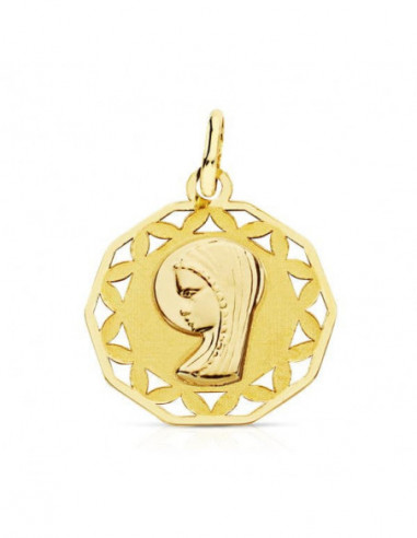 9K VIRGEN NIÑA CERCO CALADO 16 MM