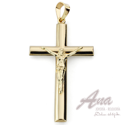 9K CRUZ ORO AMARILLO CRISTO...