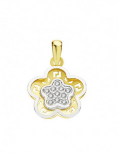 9K COLGANTE ORO BICOLOR... 2