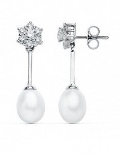9K PENDIENTES ORO BLANCO... 2