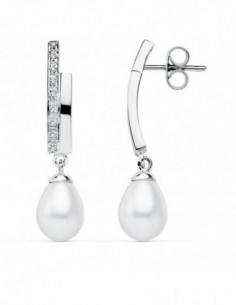 9K PENDIENTES ORO BLANCO... 2