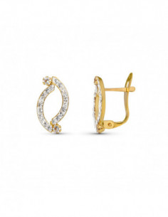 9K PENDIENTES ORO AMARILLO... 2