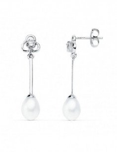 9K PENDIENTES LARGOS ORO... 2