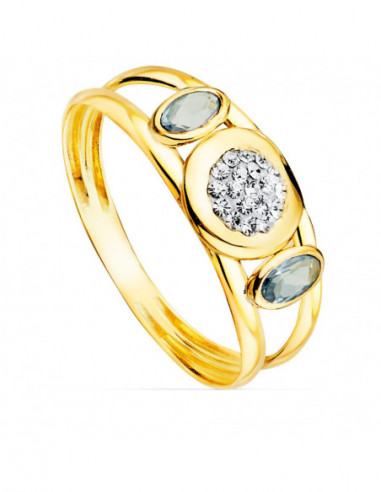 9K SORTIJA ORO AMARILLO MOTIVO...