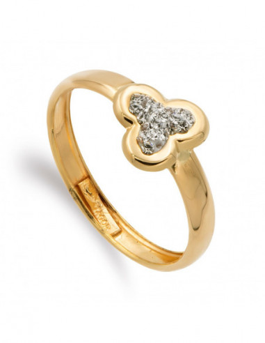 9K SORTIJA ORO AMARILLO BANDA CON...