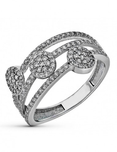 9K SORTIJA ORO BLANCO CIRCONITAS