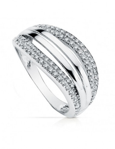 9K SORTIJA ORO BLANCO CIRCONITAS