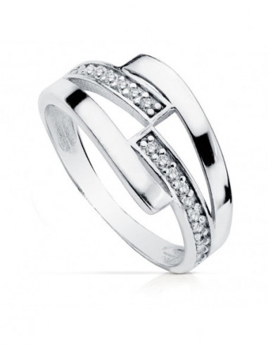 9K SORTIJA ORO BLANCO CIRCONITAS