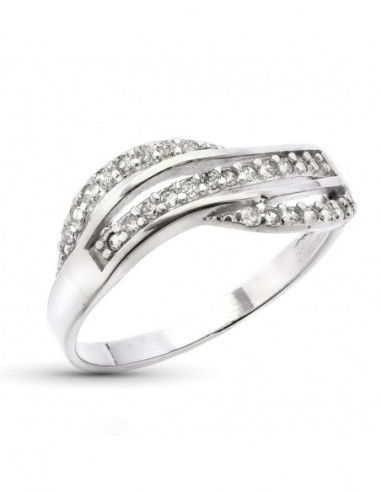 9K SORTIJA ORO BLANCO CIRCONITAS