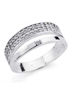 9K SORTIJA ORO BLANCO 43... 2