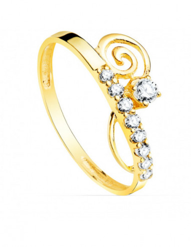 9K SORTIJA ORO AMARILLO CON...