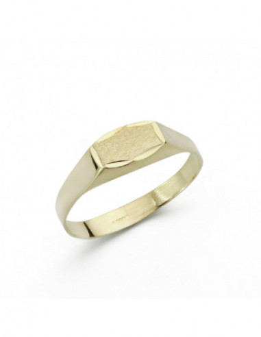 9K SELLO ORO AMARILLO TALLADO DE BEBE...