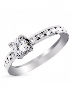 9K SOLITARIO ORO BLANCO CON... 2