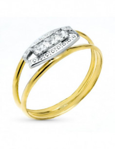 9K SORTIJA ORO BICOLOR... 2