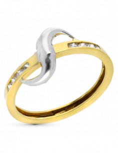 9K SORTIJA ORO BICOLOR CON... 2