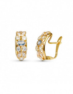 9K PENDIENTES ORO AMARILLO... 2