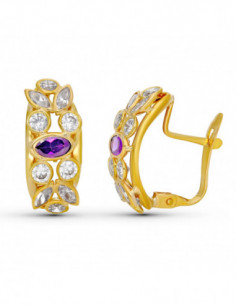 9K PENDIENTES ORO AMARILLO... 2