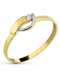 9K SORTIJA ORO BICOLOR... 2