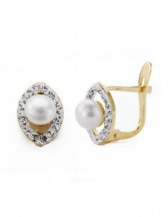 9K PENDIENTES ORO AMARILLO... 2